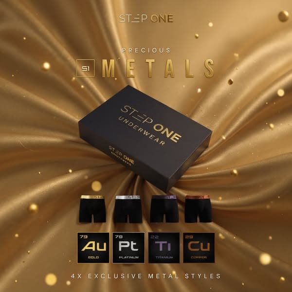 💎 Limited Edition Precious Metals Boxers
