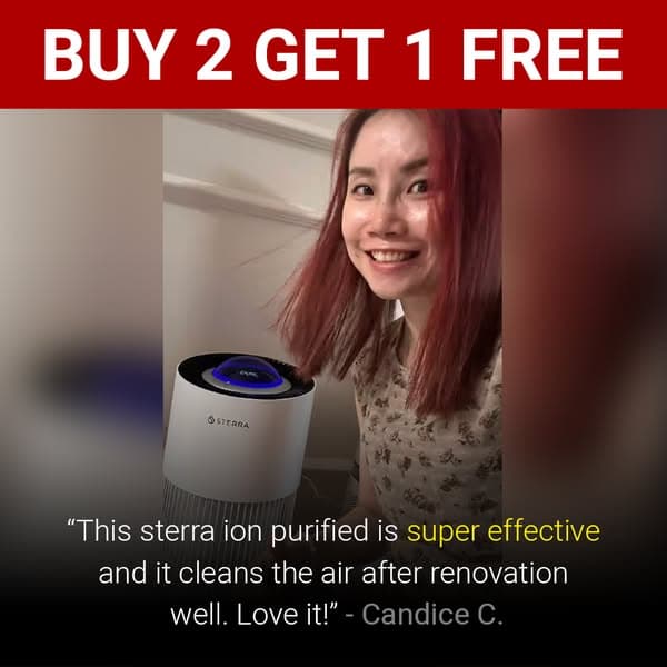 Buy 2 Get 1 Air Purifier - 2 Sterra Breeze Pro™ Air Purifiers + 1 FREE