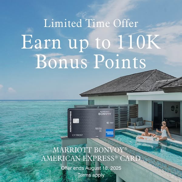 Earn up to 110K Bonus Points