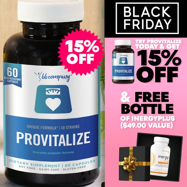 15% Off Provitalize + FREE GIFT (Worth $49)