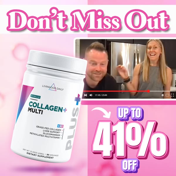 Up To 41% OFF The Livingood Daily Collagen + Multi
