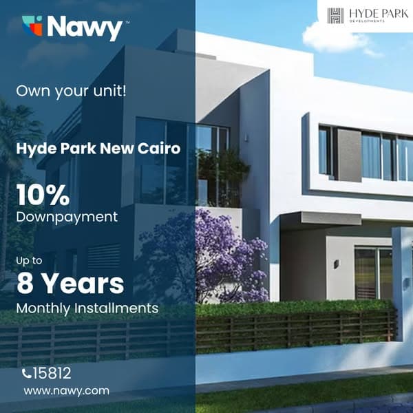 احجز وحدتك الان مع Hyde Park Developments