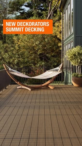 Deckorators Summit 1 in. x 6 in. x 16 ft. Boulder Brown Grooved Edge Composite Deck Board 669077 - The Home Depot