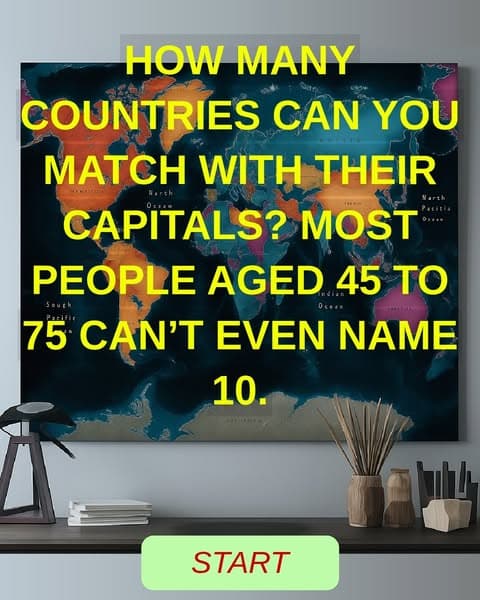 How Many Countries Can You Match To Their Capital?