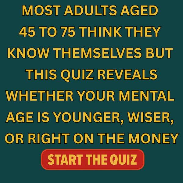 🧠 What’s Your Mental Age Really?