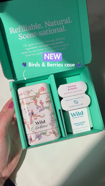 Be whisked away to a warm summer’s day with Wild’s new Birds & Berries case☀