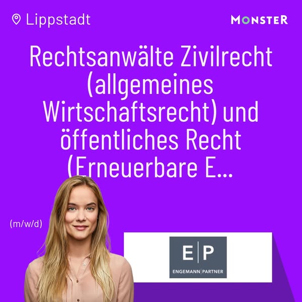 Rechtsanwälte Zivilrecht (allgemeines Wirtschaftsrecht) und öffentliches Recht (Erneuerbare Energien)