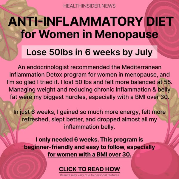 Inflammation Detox for Women in Menopause
