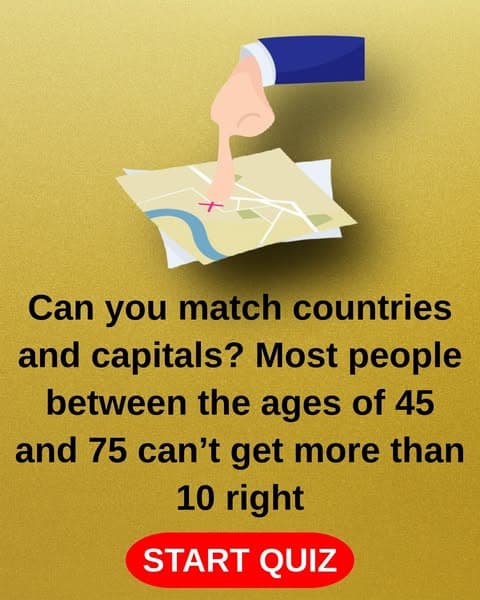 How Many Countries Can You Match To Their Capital? 93% Of Adults Fail!