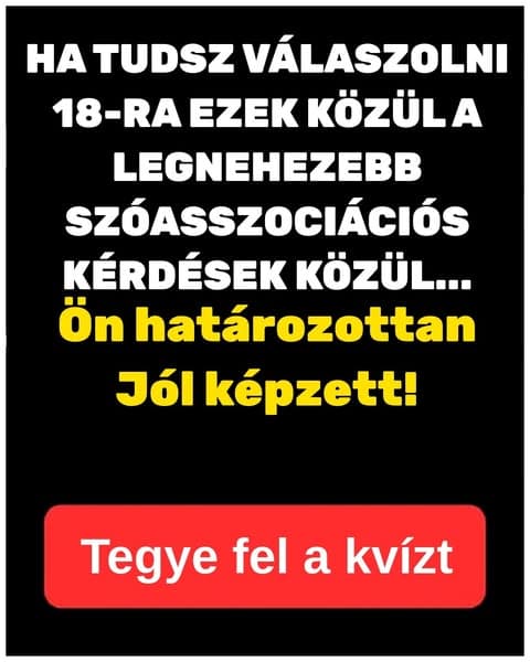 A legtöbb ember elbukik ezen a szóasszociációs kihíváson - Te is elbuksz?