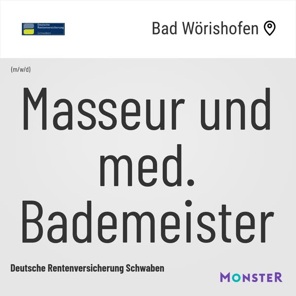 Masseur und med. Bademeister