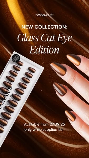 Dai un upgrade alle tue unghie – scopri subito la Collezione Doonails! 💕 Glass Cat Eye