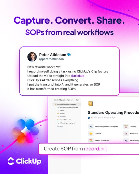 Let AI Build Your SOPs