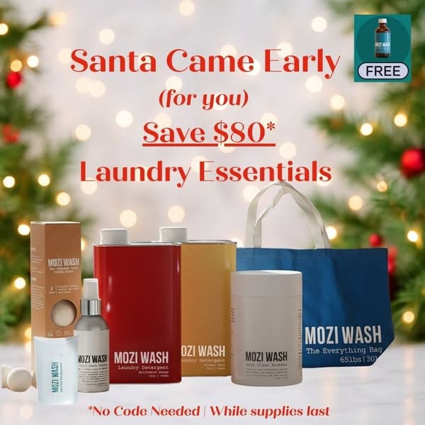 Up To $80 Of While You Transform Laundry and Homecare into a Self-Care Moment with Mozi - Free from Parabens, Phthalates, Phosphates, Sulfates, Dyes, and Harsh Preservatives