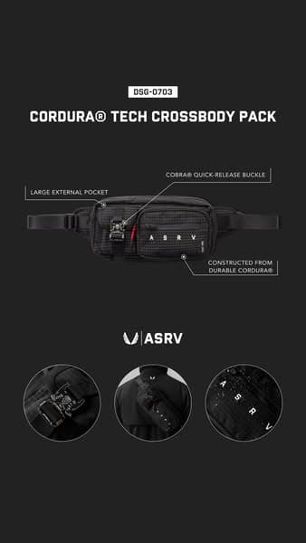 Cordura® Tech Crossbody Pack