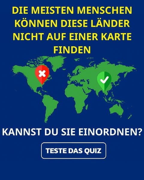 Die meisten Erwachsenen scheitern an diesem Geografie-Quiz aus der Grundschule