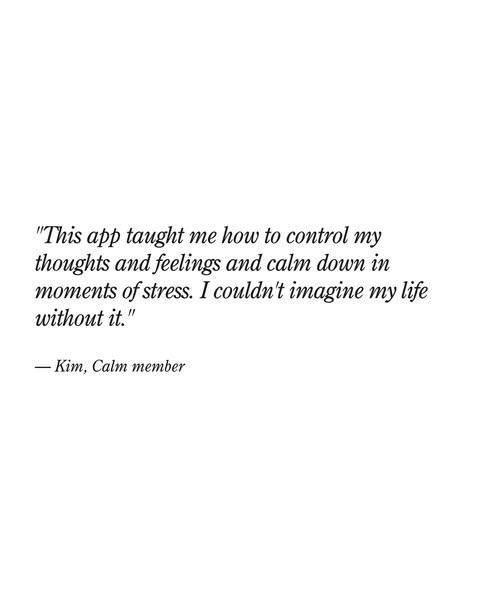 Stress less, live more.