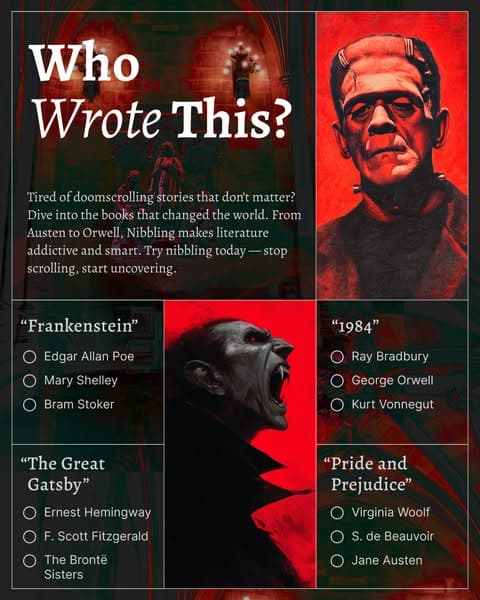 📖 Who Wrote This? Test Your Knowledge!