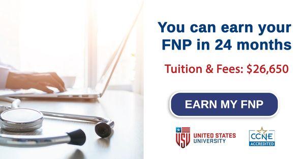 Accredited & Affordable - Earn Your FNP in 24 Months