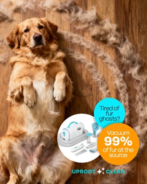 Struggling with Pet hair? Not for long!