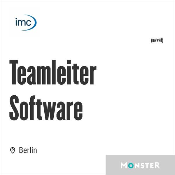 Teamleiter Software