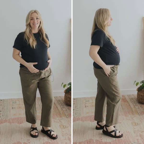 Maternity pants you'll forget are maternity pants