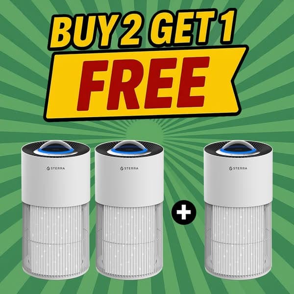 Buy 2 Get 1 Air Purifier - 2 Sterra Breeze Pro™ Air Purifiers + 1 FREE