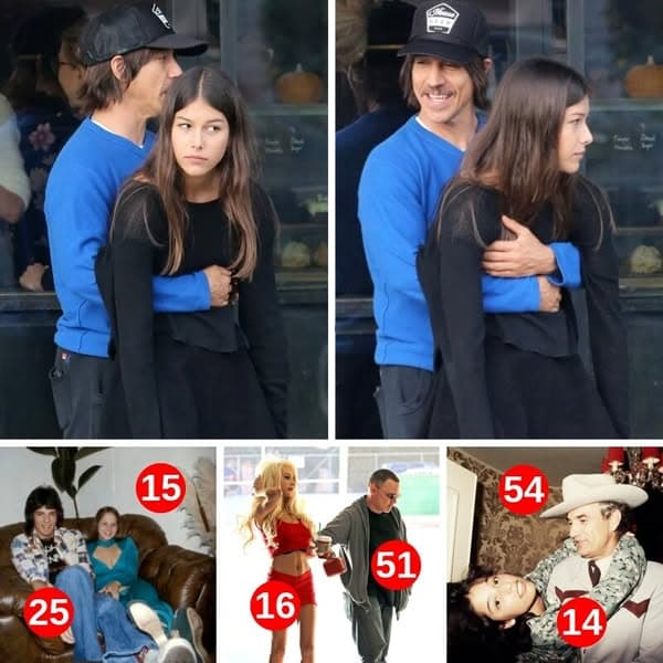 Parejas famosas con notables diferencias de edad