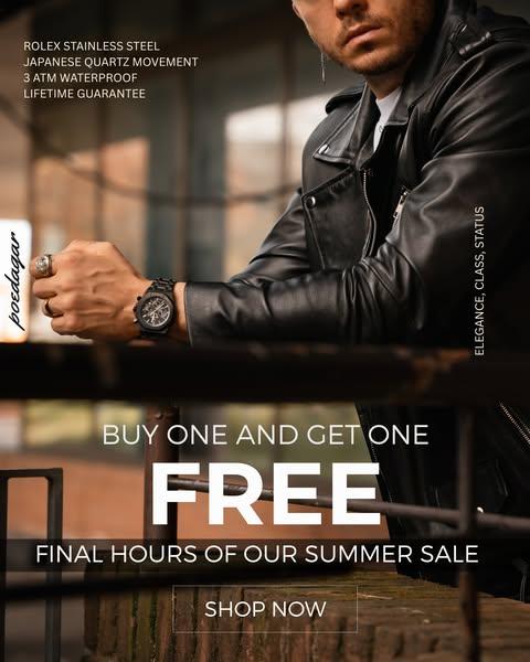 Summer Sale: Buy 1 Get 1 FREE 🎅