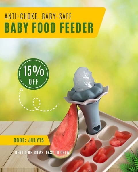 Safer bites. Happier baby. Calmer mom.