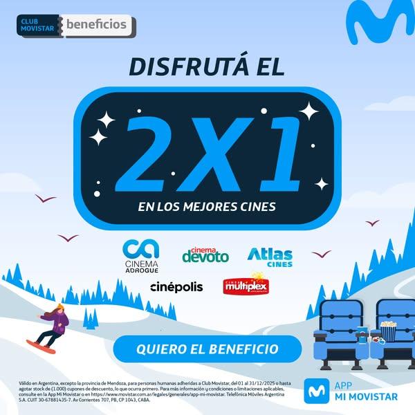 ¿Querés cine al mejor precio? 🎬