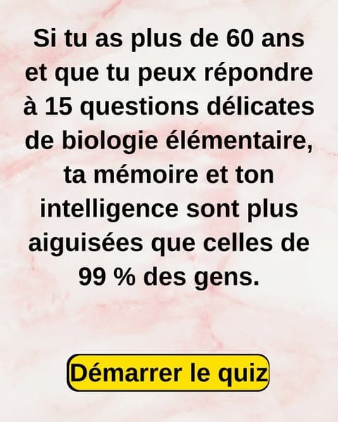Fais le quiz de biologie de l'école élémentaire maintenant 👉 👉 👉 👉.