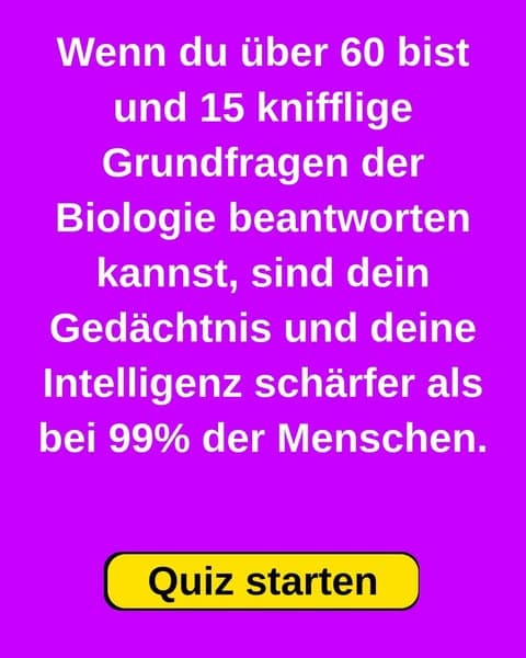 97% der Erwachsenen fallen bei diesem Biologie-Quiz kläglich durch