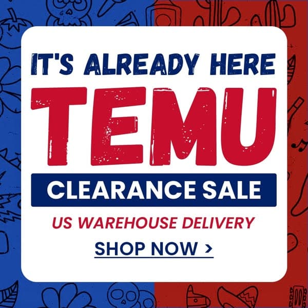 Temu Clearance Sale