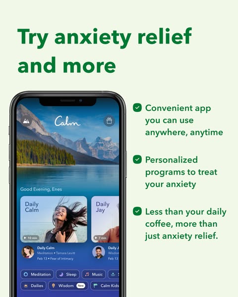 Stress less, live more.