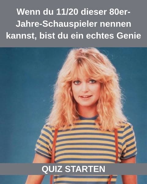 Nenne diese 80er Ikonen