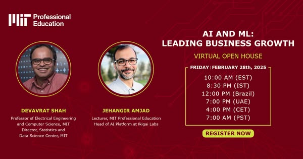 Virtual Open House Session with MIT Faculty