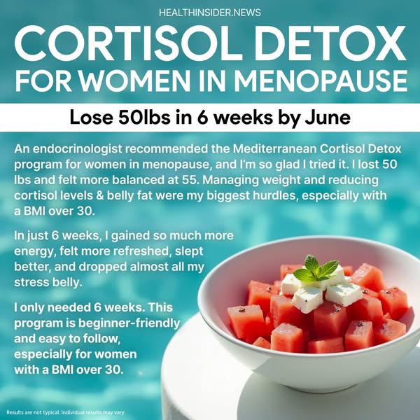 Cortisol Detox for Women in Menopause