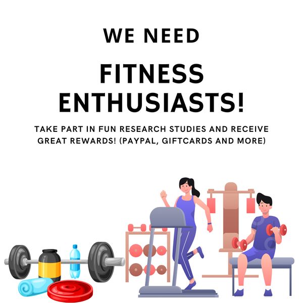 We are looking for fitness enthusiasts. You can keep everything you get!