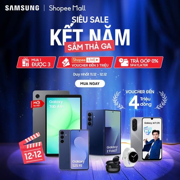 Samsung Sale Mạnh Chốt Năm Hoành Tráng