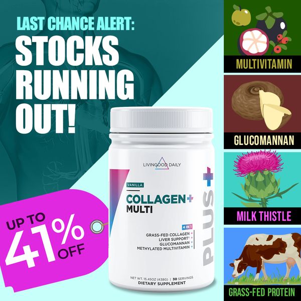 Up To 41% OFF The Livingood Daily Collagen + Multi