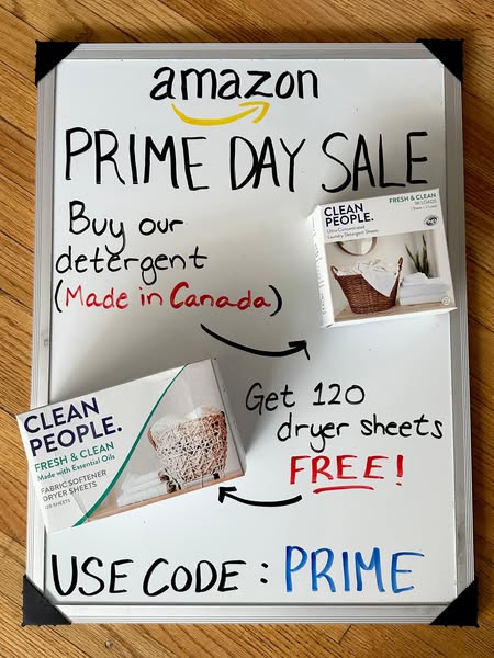 FREE Dryer Sheets when you buy Laundry Detergent!