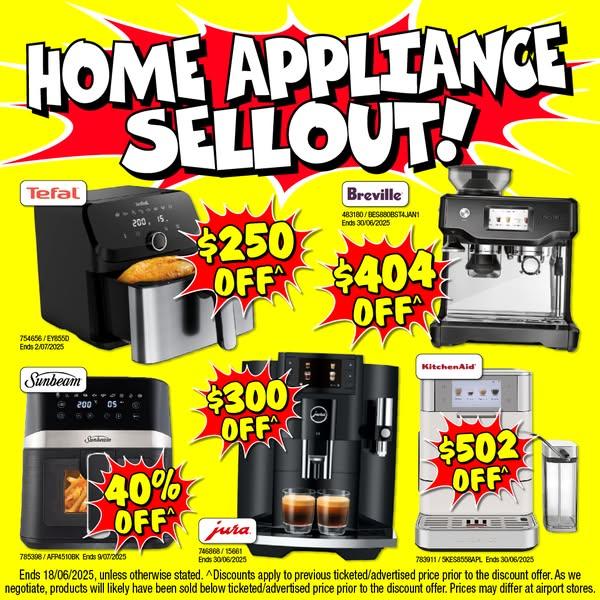 Hot deals on kitchen appliances on now!