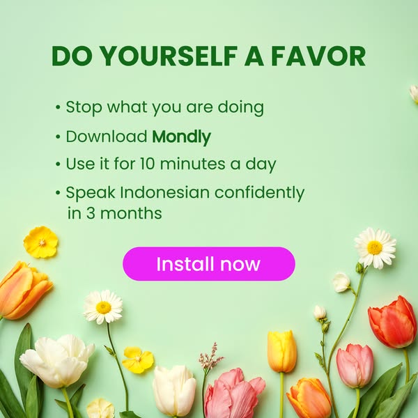 Speak Indonesian in 2025!