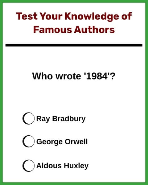 Think You Know Who Wrote These Famous Works? Try This Quiz