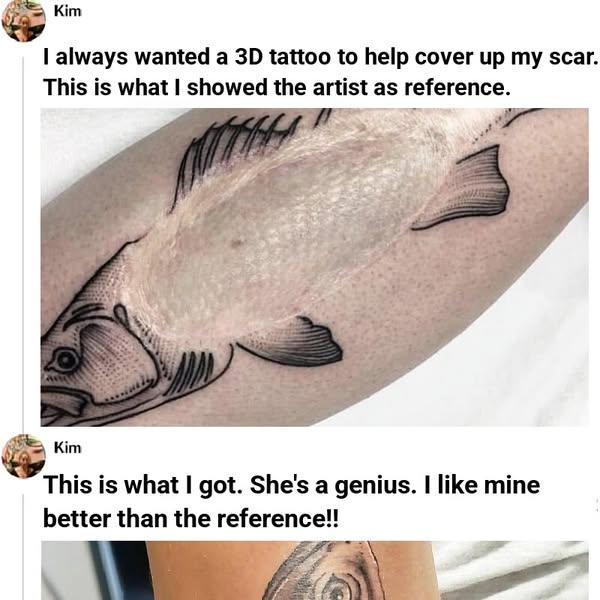 Incredible 3D Tattoos That Are True Works Of Art
