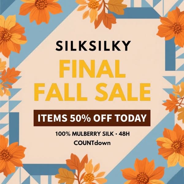 🍂 48-Hour Mulberry Silk Sale – 50% OFF