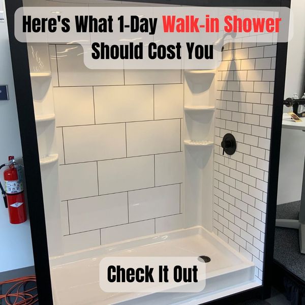 Here’s What 1-Day Walk-in Shower Should Cost You