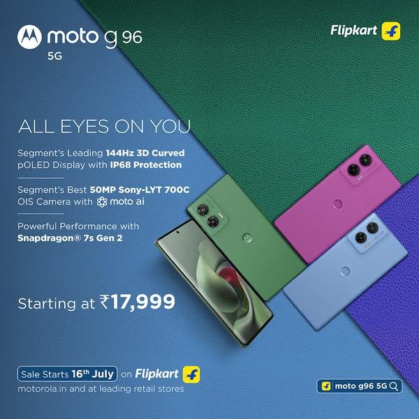 Motorola G96 5G | Sale on 16th July, 12 PM