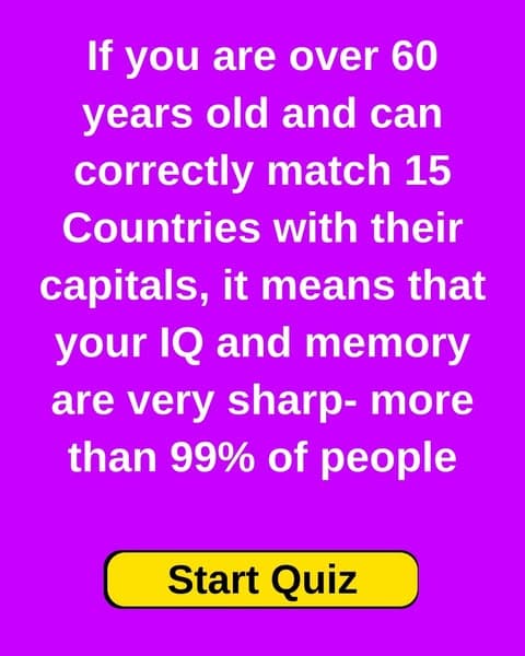 Think You Know Every Capital City? Take The Quiz 👉